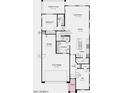 An open-concept floor plan with a large great room, kitchen, and dining area at 8817 W Windsor Blvd, Glendale, AZ 85305
