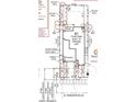 Real estate property layout with a block wall, outdoor living area, and driveway at 8817 W Windsor Blvd, Glendale, AZ 85305