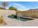 Inviting backyard pool with water features and desert views in a private setting at 10819 E Butherus Drive --, Scottsdale, AZ 85255