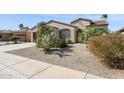 Inviting home featuring desert landscaping with native plants and a stone driveway at 16913 W Cortaro Point Dr, Surprise, AZ 85387