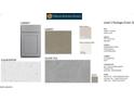 Level 1 interior finish package showcasing cabinet, countertop, floor tile, and carpet selections at 36971 W Santa Maria St, Maricopa, AZ 85138
