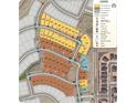 Community map highlighting lot locations, amenities, and street layouts within the neighborhood at 16735 W Whispering Wind Dr, Surprise, AZ 85387