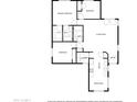 Detailed floor plan showing the layout of bedrooms, bathrooms, living room, kitchen, and other rooms of the house at 44321 Cypress Ln, Maricopa, AZ 85138