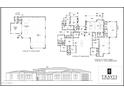 Detailed floor plan showcasing the spacious layout of the main house and pool house at 8230 N Mockingbird Ln, Paradise Valley, AZ 85253