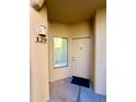 Inviting entrance with a stylish front door, and a convenient mailbox at 9065 E Gary Rd # 129, Scottsdale, AZ 85260