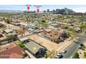 Aerial view of neighborhood, convenient to Chase Field and the PHX Convention Center at 1115 E Mckinley St, Phoenix, AZ 85006