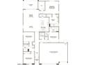 Detailed floor plan showcasing a spacious layout with 4 bedrooms, 3 bathrooms, and a 3-car garage at 12365 W Marguerite Ave, Avondale, AZ 85323