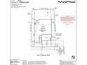 Home site plan showing layout of house on lot, along with measurements of property lines and setbacks at 18882 E Celtic Manor Dr, Queen Creek, AZ 85142