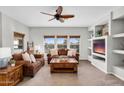 Inviting living room with plush couches, neutral colors, and natural light at 16800 E El Lago Blvd # 2072, Fountain Hills, AZ 85268