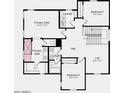 Upstairs floor plan shows primary suite, primary bath, laundry, hall, loft, bedrooms, and bath 2 at 14618 W Sand Hills Rd, Surprise, AZ 85387