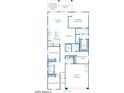 Detailed floor plan showcasing four bedrooms, two bathrooms, and an open concept layout at 25170 W Wayland Dr, Buckeye, AZ 85326