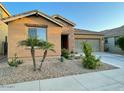 Beautiful single-story home with desert landscaping, palm trees and a two-car garage at 61 W Hackberry Dr, Chandler, AZ 85248