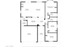 Detailed floor plan showcasing the layout, dimensions, and spatial relationships of rooms in the property at 12506 W Dreyfus Dr, El Mirage, AZ 85335