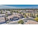 Expansive aerial view of neighborhood, featuring well-maintained homes and lush greenery at 4235 W Harrison St, Chandler, AZ 85226