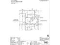 This plot plan illustrates the home's layout, dimensions, and building setbacks on the lot at 14630 W Sand Hills Rd, Surprise, AZ 85387