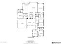 Detailed floor plan showcasing the layout of this spacious home, including bedrooms, living areas, and garage at 14845 W Georgia Dr, Surprise, AZ 85379