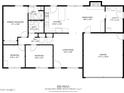 Detailed floorplan showing the layout of the house, including bedrooms, bathrooms, and living spaces at 4749 W Beverly Ln, Glendale, AZ 85306