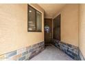 Covered entryway with a decorative wreath on the front door at 705 W Queen Creek Rd # 1059, Chandler, AZ 85248