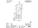 Illustrative site plan presenting property dimensions, setbacks, and outdoor living space at 16804 W Yucatan Dr, Surprise, AZ 85388