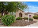 Attractive single-story home with well-maintained landscaping and a welcoming entrance at 4121 E Narrowleaf Dr, Gilbert, AZ 85298