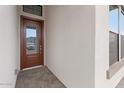 Inviting entryway with a stylish front door and a view of the exterior at 20318 W Turney Ave, Buckeye, AZ 85396