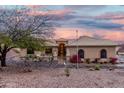 Inviting single-story home with charming desert landscaping and appealing barrel tile roof in a serene setting at 15646 E Sunflower Dr, Fountain Hills, AZ 85268