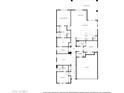 Detailed floor plan showcasing the layout of the home including bedrooms, bathrooms, kitchen, and living areas at 19975 W Glenrosa Ave, Litchfield Park, AZ 85340