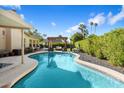 Sparkling pool with a beautiful pergola, lounge area and plenty of privacy at 7800 E Via Del Futuro E --, Scottsdale, AZ 85258
