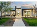 Beautiful home showcasing a walkway, manicured landscaping, and an inviting entryway at 109 E Hayward Ave, Phoenix, AZ 85020