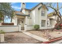 Inviting exterior of townhome with walkway at 1535 N Horne St # 15, Mesa, AZ 85203