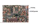 Aerial view of the condo complex showcasing its layout, amenities, parking, and proximity to local attractions at 9711 E Mountain View Rd # 2524, Scottsdale, AZ 85258