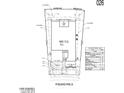 Detailed lot map highlighting property dimensions, structures, and landscaping features at 16722 W Saguaro Park Ln, Surprise, AZ 85387