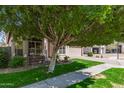 Charming single story home with a well-manicured lawn, desert landscaping and a two car garage at 2450 E Glass Ln, Phoenix, AZ 85042