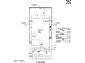 Real estate document showing the property layout with dimensions and location of key features at 17637 W Rancho Dr, Litchfield Park, AZ 85340