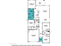 Layout showcasing four bedrooms, two bathrooms, a two-car garage, and an open-concept living space at 17310 W Via Dona Rd, Surprise, AZ 85387