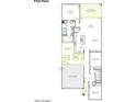 Spacious, open concept first-floor floor plan offering a primary suite, three additional bedrooms, and a two-bay garage at 352 E Las Perlas Ln, San Tan Valley, AZ 85140