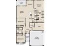 Detailed floor plan showcasing the layout of the home, including the primary suite and kitchen at 24080 W Bowker St, Buckeye, AZ 85326