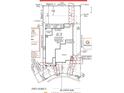 A plot map displaying property lines, building placement, and other measurements at 5445 N 178Th Ave, Litchfield Park, AZ 85340