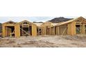 Home in the process of construction showcasing its sturdy framework at 2669 S Southfork Ranch Rd, Gold Canyon, AZ 85118