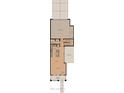 Detailed floor plan showcasing the home's layout with a two-car garage, kitchen, great room, and courtyard at 13525 N 158Th Ave, Surprise, AZ 85379
