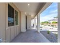 Spacious covered patio perfect for outdoor living and entertaining at 15586 S 181St Dr, Goodyear, AZ 85338
