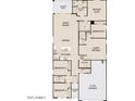 Detailed floor plan showcasing the layout of the home, including bedrooms, bathrooms, kitchen, and living areas at 5629 W Mcneil St, Laveen, AZ 85339