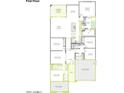Spacious open floor plan featuring a large kitchen, great room, and an outdoor living area at 1892 E Empeltre Rd, San Tan Valley, AZ 85140