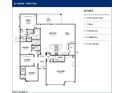 Hunter floorplan featuring 3 bedrooms, 3 bathrooms, a 3 car garage, and 2,553 square feet of living space at 28251 N 134Th Dr, Peoria, AZ 85383