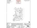 A plot plan showing setback lines, building setbacks, easements, property lines, and the location of the house on the lot at 14493 W Sand Hills Rd, Surprise, AZ 85387