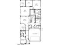 Detailed floor plan shows a spacious layout with a Primary suite, great room, kitchen, and two-car garage at 42000 W Fiesta Ln, Maricopa, AZ 85138