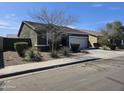 Inviting single-story home with a well-maintained yard, two car garage and desert landscaping at 36905 W Mattino Ln, Maricopa, AZ 85138