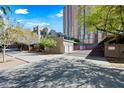 Gated parking area of building showing ample room for tenant parking at 387 N 2Nd Ave # 2E, Phoenix, AZ 85003