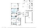 Detailed floor plan layout showing the dimensions of all rooms and features at 5142 N 205Th Gln, Buckeye, AZ 85396