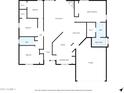 Detailed floor plan showcases the layout of the home with labeled rooms and features for easy visualization at 4913 E Halifax St, Mesa, AZ 85205